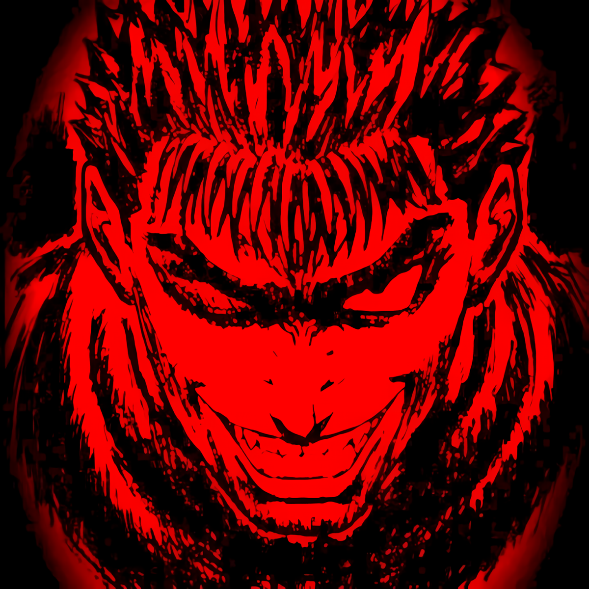 Sudadera oversize negra inspirada en el senõr Guts del anime y manga de Berserk. Cómoda, suave al tacto y de alta calidad.