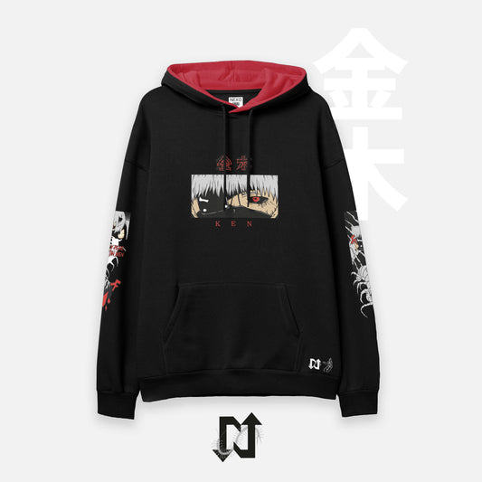 Hoodie KEN KANEKI NEXO Street S-M / ALTA DENSIDAD (310 gr) Buso