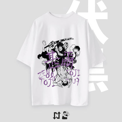 Camiseta TOJI FUSHIGURO 02 NEXO Street S / SEMIOVERSIZE 🔥 Camiseta
